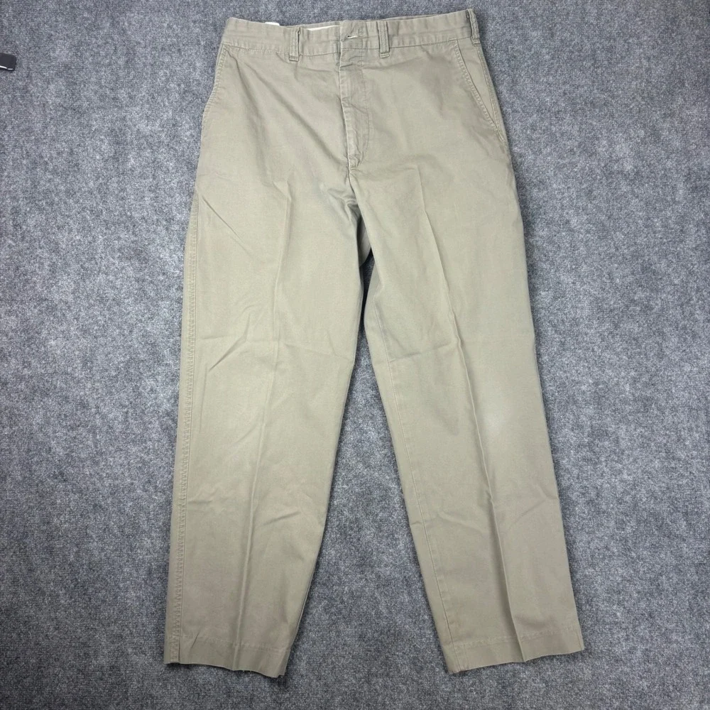 Filson Style 55 Chino Pants Mens 36 Khaki Tan Cotton Straight Leg Made in USA